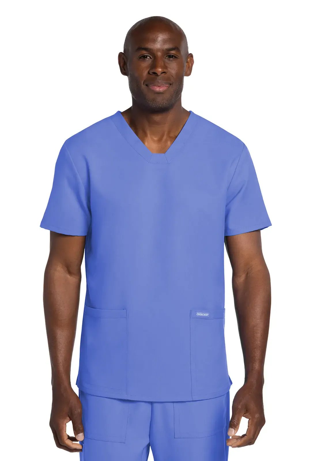 Cherokee Ultra Men's Elevation 2 Pocket Scrub Top CK784A